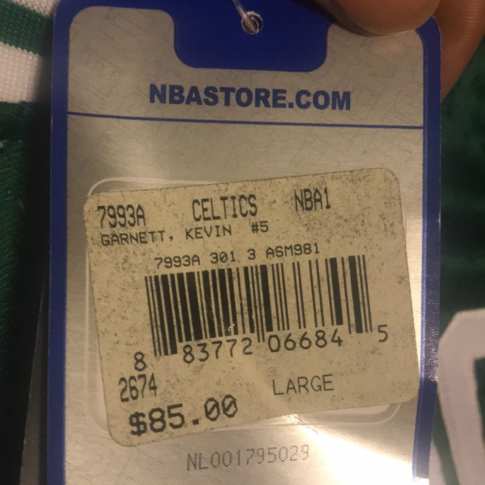 Kevin Garnett Official Jersey
